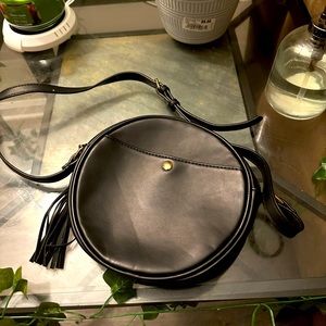 Black crossbody bag